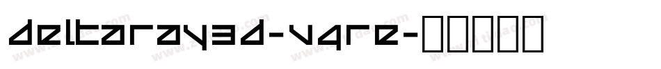 DeltaRay3D-v4rE字体转换