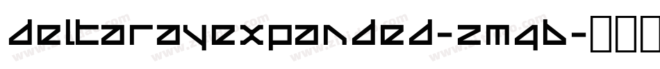 DeltaRayExpanded-ZM4B字体转换