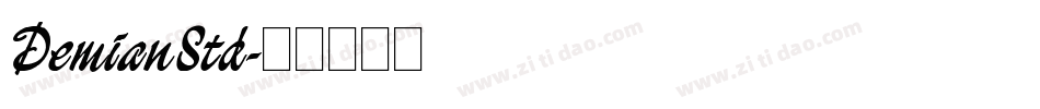 DemianStd字体转换
