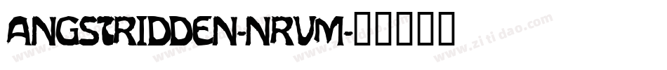Angstridden-nrVM字体转换