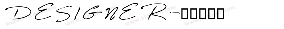 DESIGNER字体转换