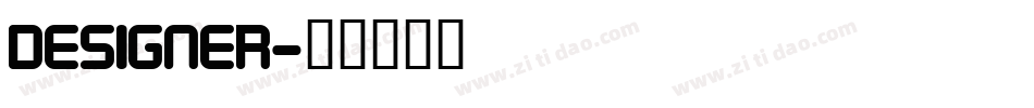 DESIGNER字体转换