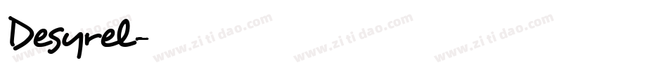 Desyrel字体转换
