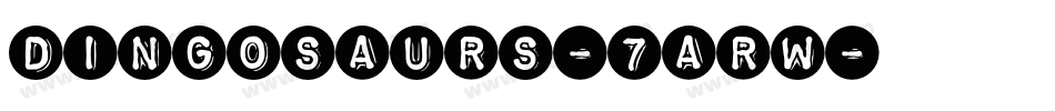 DingOSaurs-7arw字体转换