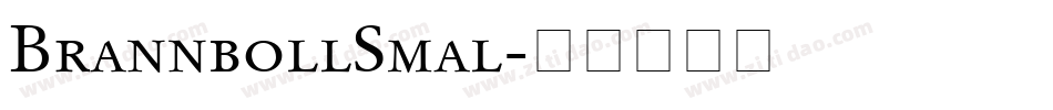 BrannbollSmal字体转换