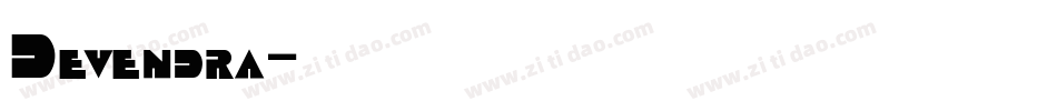 Devendra字体转换