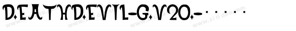 DeathDevil-Gv2O字体转换