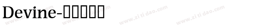 Devine字体转换