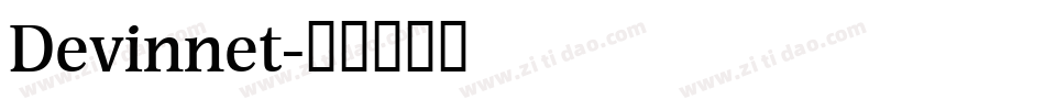 Devinnet字体转换