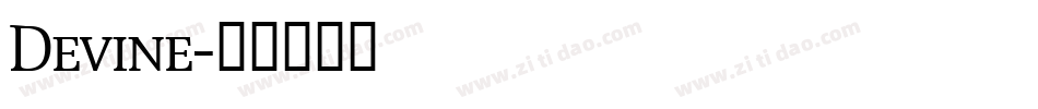 Devine字体转换
