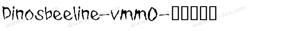 Dinosbeeline-vmmO字体转换