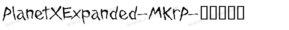 PlanetXExpanded-MKrP字体转换