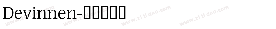 Devinnen字体转换