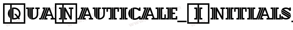 QuaNauticale_Initials_No1字体转换