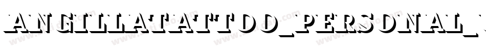 AngillaTattoo_PERSONAL_USE_ONLY字体转换