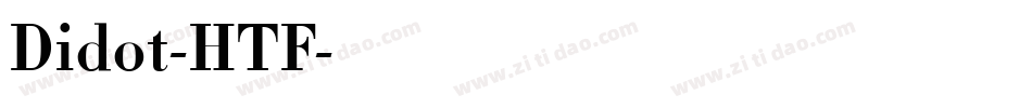 Didot-HTF字体转换