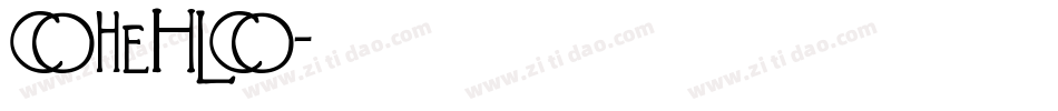 DIEHLD字体转换