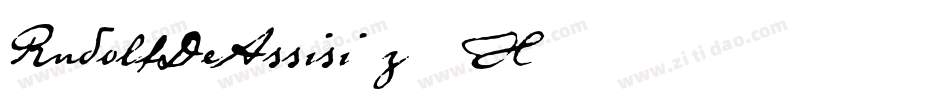 RudolfDeAssisi-z23X字体转换