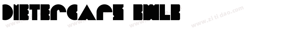 Dietercaps-BWlB字体转换
