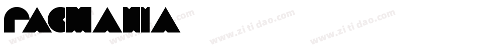 Pacmania字体转换