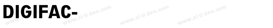 DIGIFAC字体转换