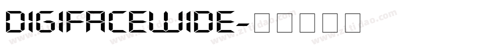 DigifaceWide字体转换