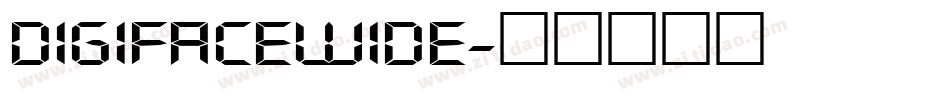 DigifaceWide字体转换