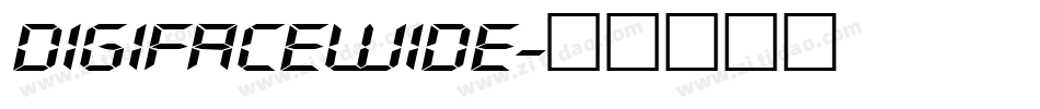 DigifaceWide字体转换