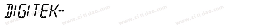 DIGITEK字体转换