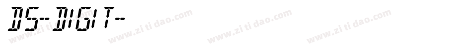 DS-DIGIT字体转换