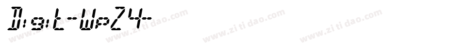 Digit-WpZ4字体转换