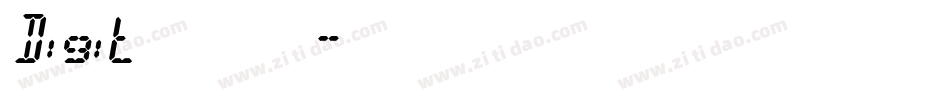 Digit手机版字体转换