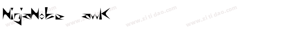 NinjaNote-4awK字体转换