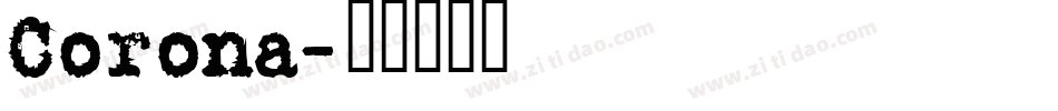 Corona字体转换