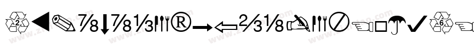 2TheleftDingbats-Rvw6字体转换