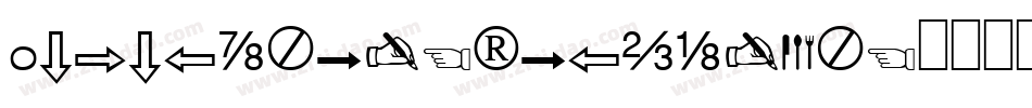Lomonesia-Dingbats字体转换