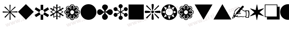 SuRealDingbats-VolumeOne字体转换