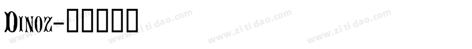 Dinoz字体转换