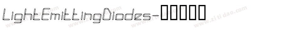 LightEmittingDiodes字体转换