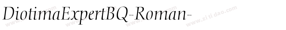 DiotimaExpertBQ-Roman字体转换