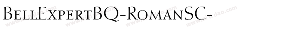 BellExpertBQ-RomanSC字体转换