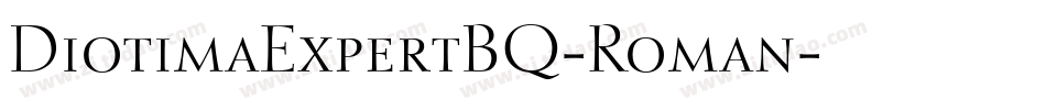 DiotimaExpertBQ-Roman字体转换