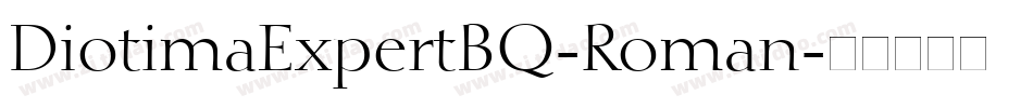 DiotimaExpertBQ-Roman字体转换