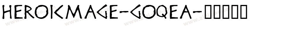 Heroicmage-GOqEA字体转换