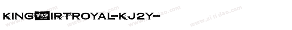 KingDirtRoyal-KJ2y字体转换