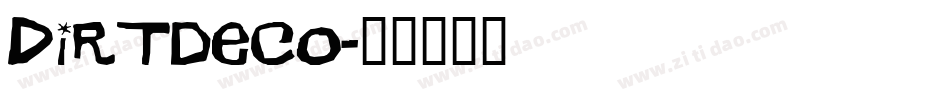 Dirtdeco字体转换