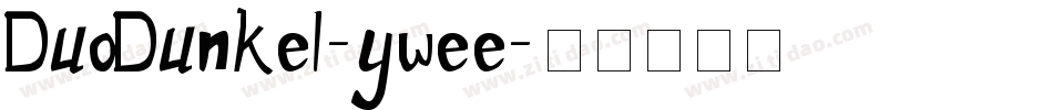 DuoDunkel-ywee字体转换