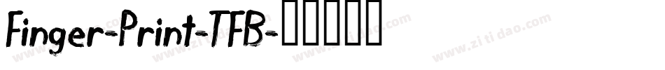 Finger-Print-TFB字体转换