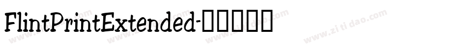 FlintPrintExtended字体转换