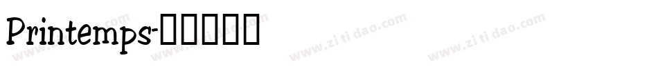 Printemps字体转换